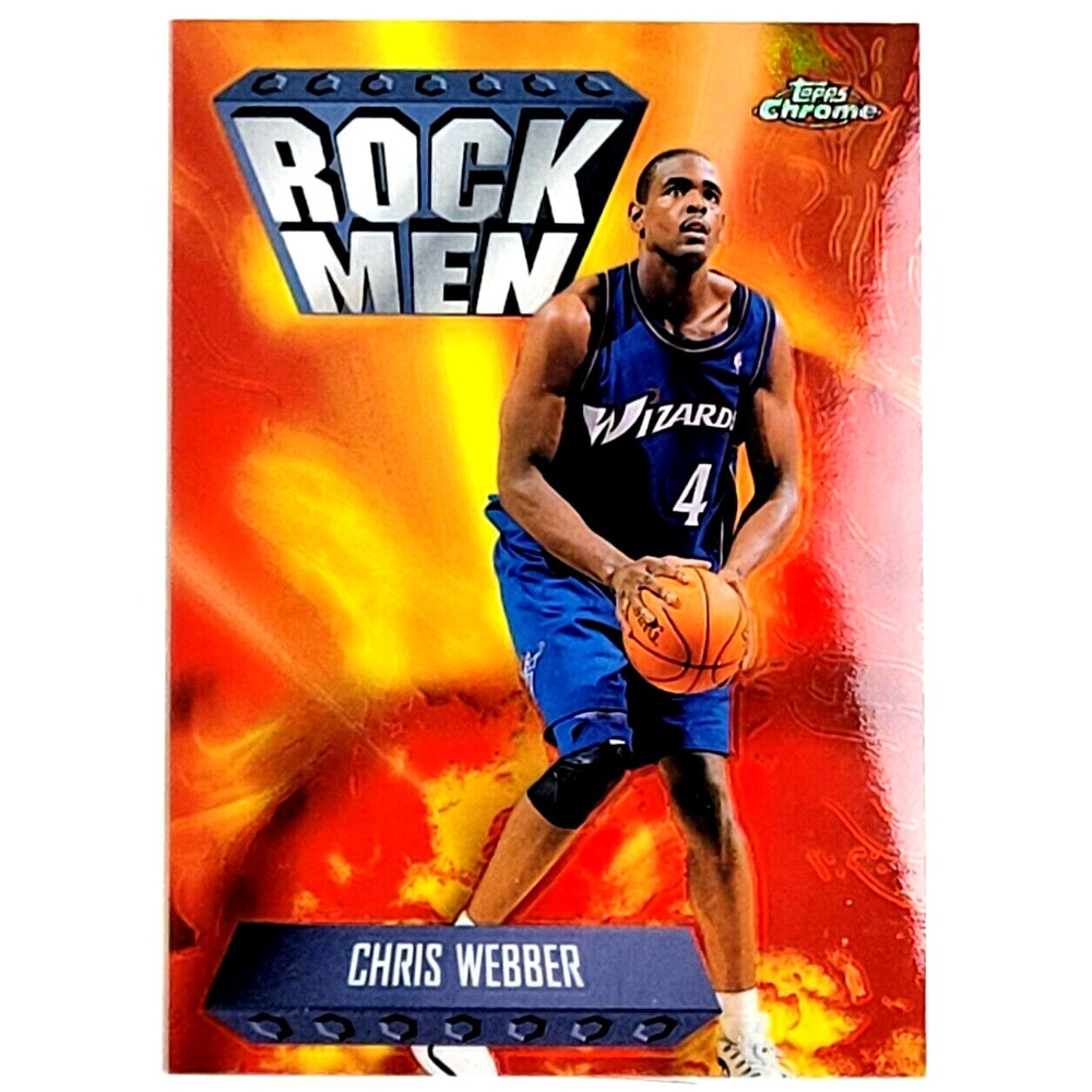 1998-99 TOPPS CHROME CHRIS WEBBER ROCK MEN REFRACTOR SB19